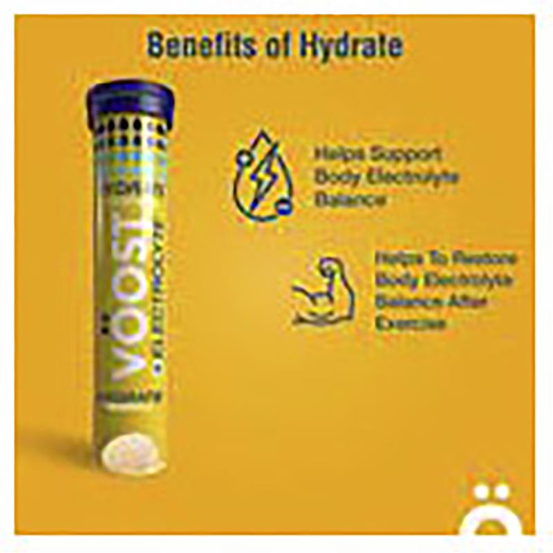 Voost Hydrate Tropical Effervescent Tablets 20 Pack