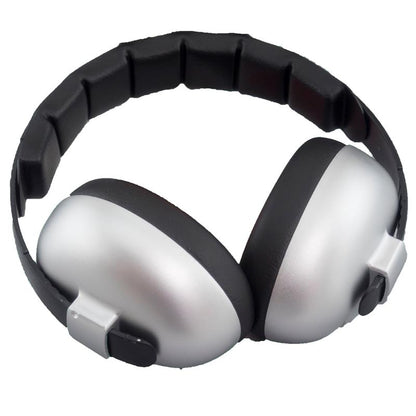 Banz Ear Muffs Mini 3+ Months to 2 Years Silver