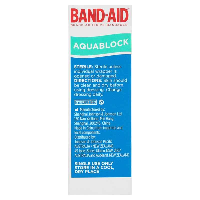 Band-Aid Aquablock Sterile Strips 40 Pack