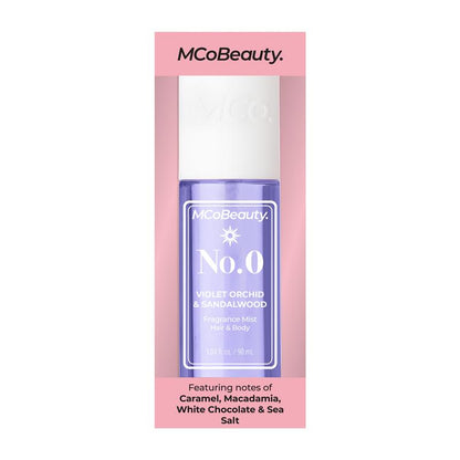 MCoBeauty Violet Orchid & Sandalwood No.0 Fragrance Hair & Body Mist 90ml - GimmeNow