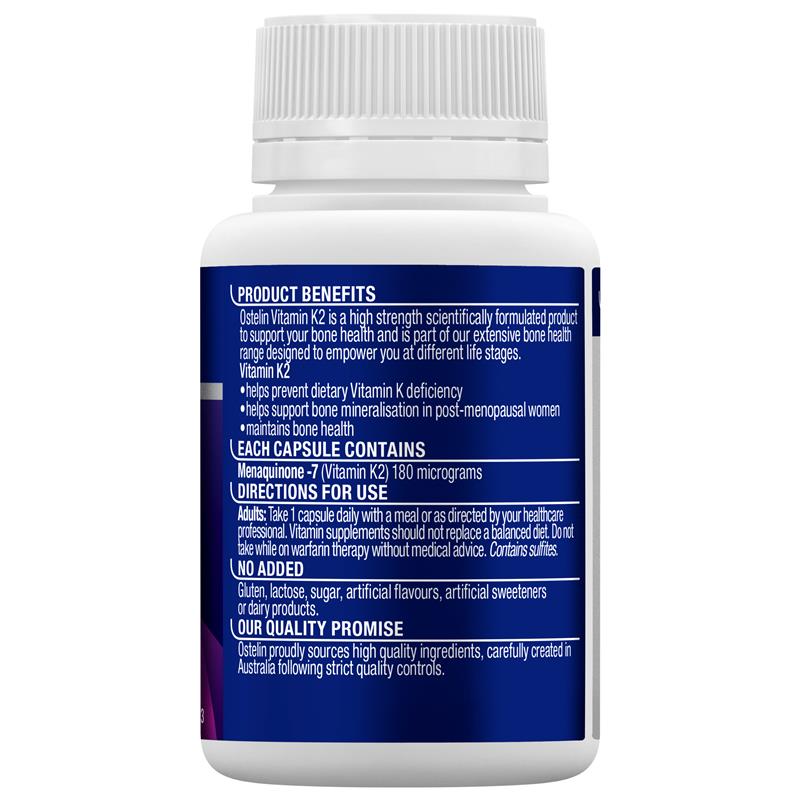 Ostelin Vitamin K2 120 Capsules CWH Exclusive Size