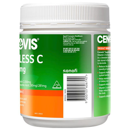 Cenovis Sugarless C 500mg Chewable 500 Tablet Exclusive Size