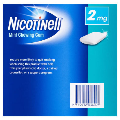 Nicotinell Mint Gum 2mg 384 Pack
