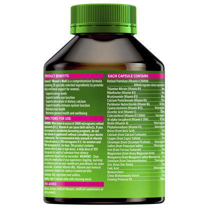 Cenovis Once Daily Women's Multivitamins & Minerals 100 Capsules - GimmeNow
