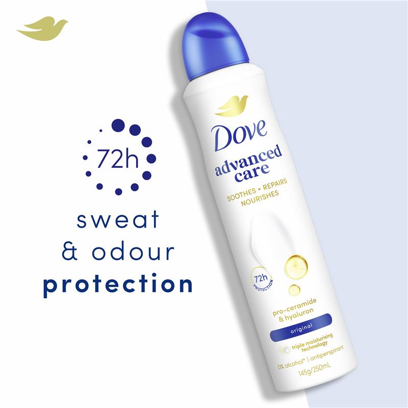 Dove Women Advanced Care Antiperspirant Aerosol Original 250ml