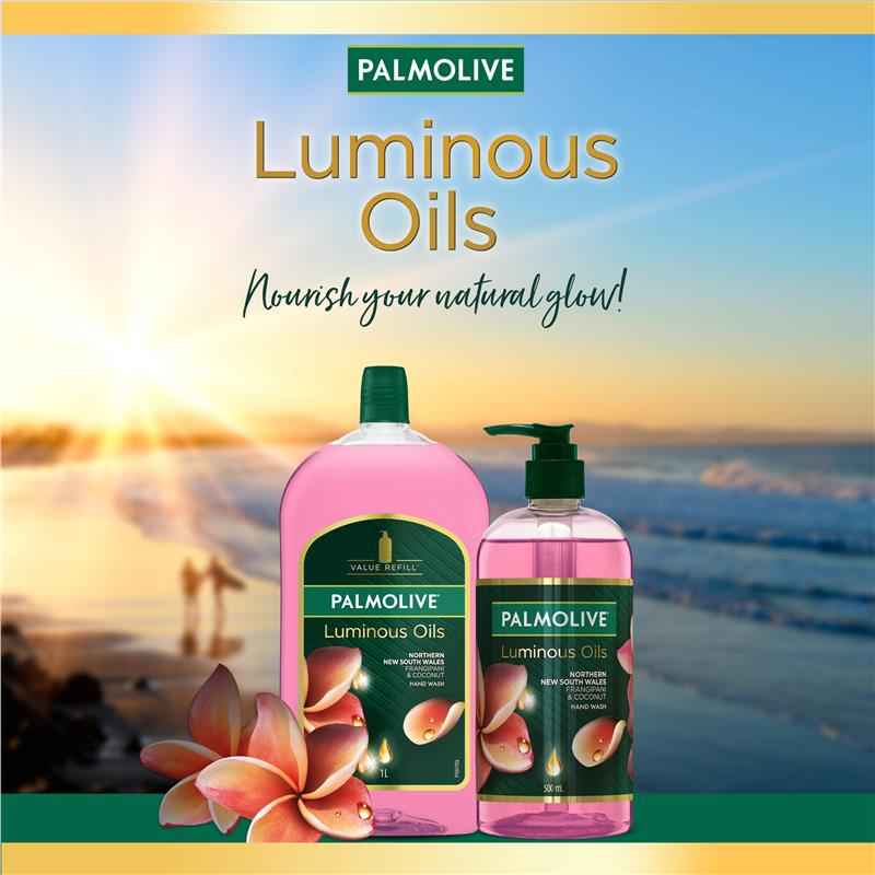 Palmolive Luminous Oils Hand Wash Refill Frangipani & Coconut 1L