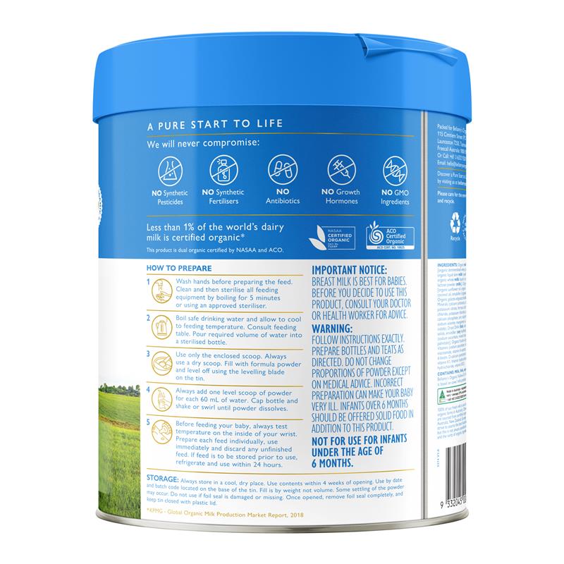 Bellamys Step 2 Follow-On Formula 800g