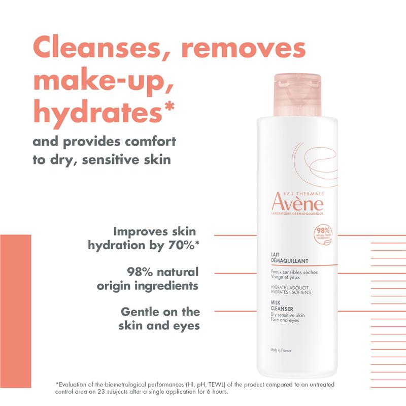 Avene Gentle Milk Cleanser 200ml - GimmeNow