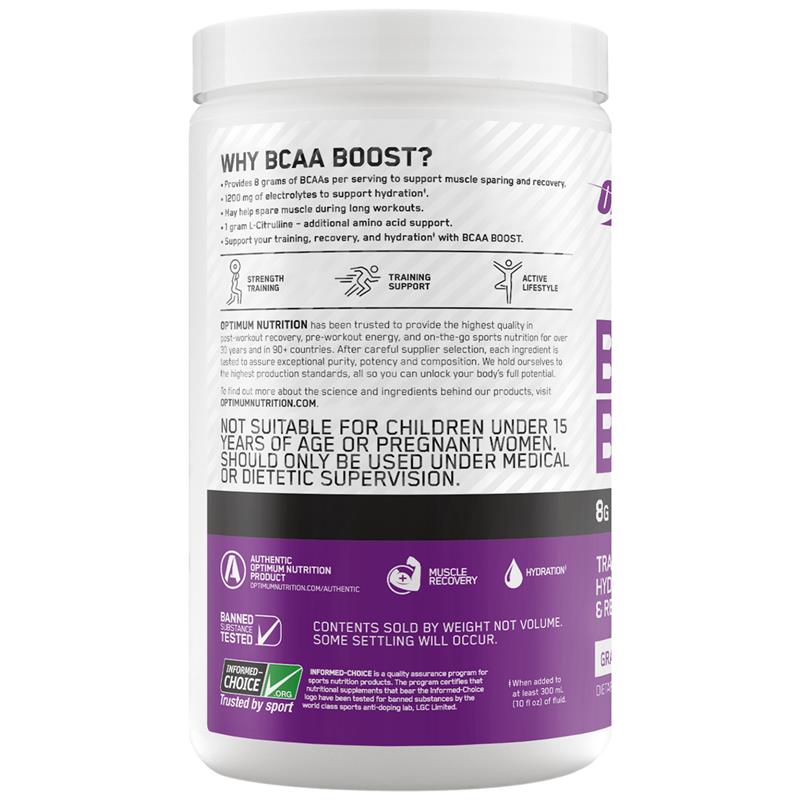 Optimum Nutrition BCAA Boost Grape 390g