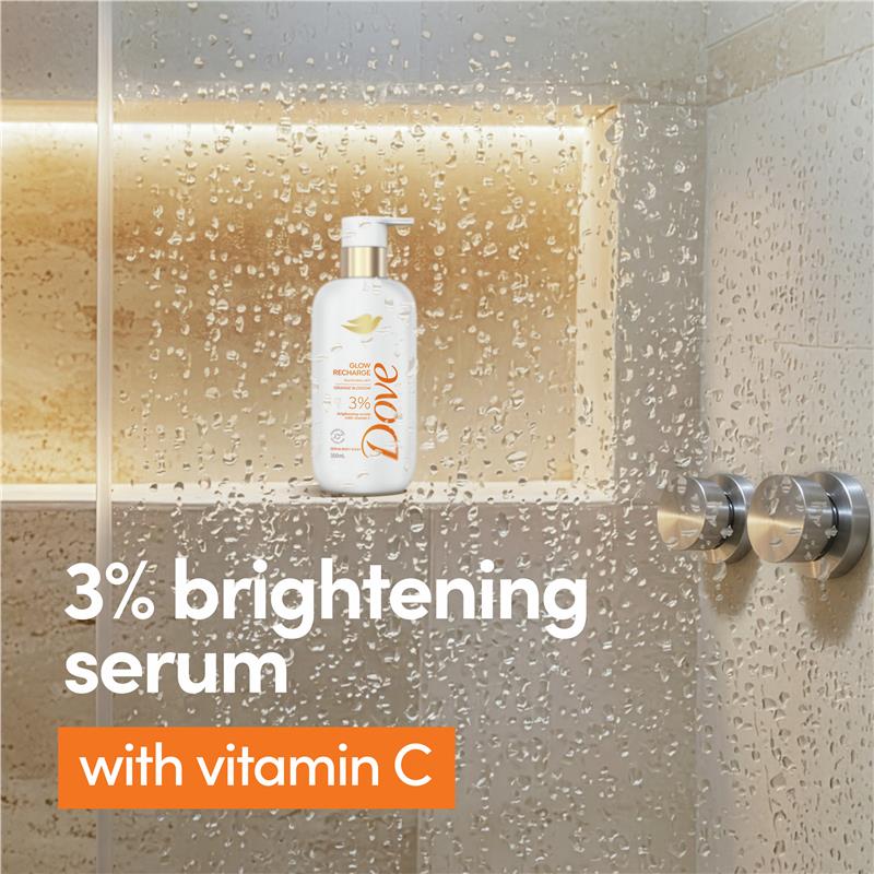 Dove Serum Body Wash Glow Recharge with Vitamin C 300ml