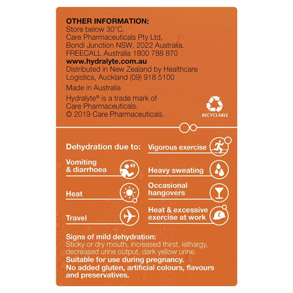 Hydralyte Orange Sachets Value Pack 4.9g x 24 - GimmeNow