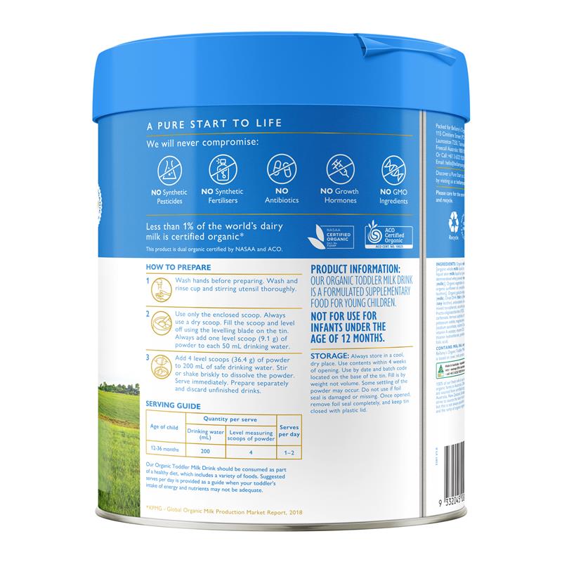 Bellamys Step 3 Toddler Milk Drink 800g