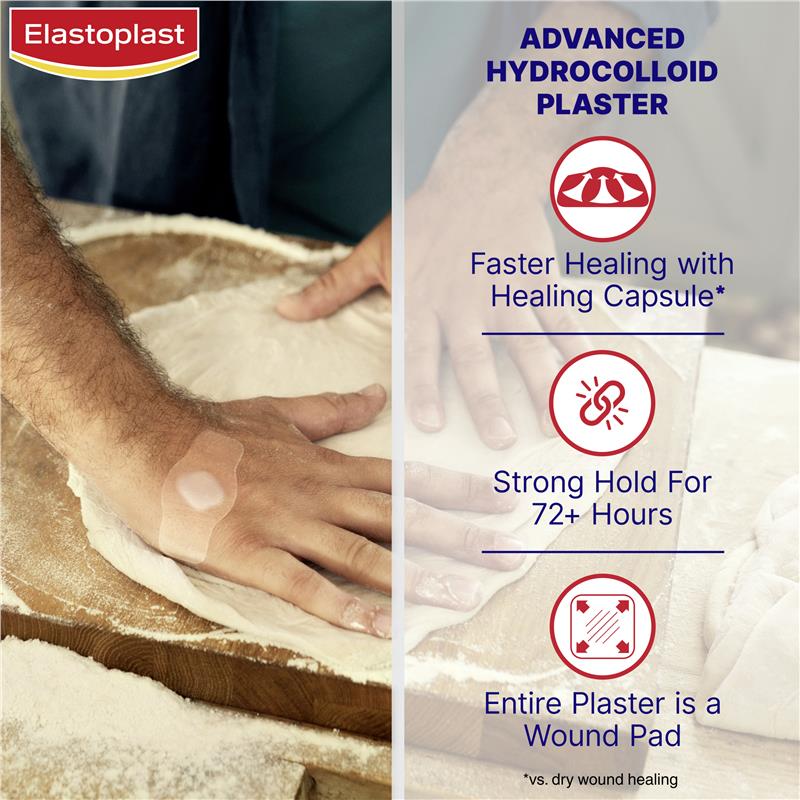 Elastoplast Second Skin Protection Strips 3.6cm x 7.3cm 6 Pack