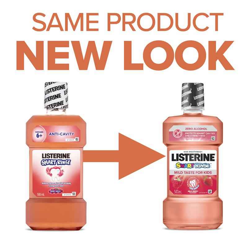Listerine Smart Rinse Berry Shield 500ml