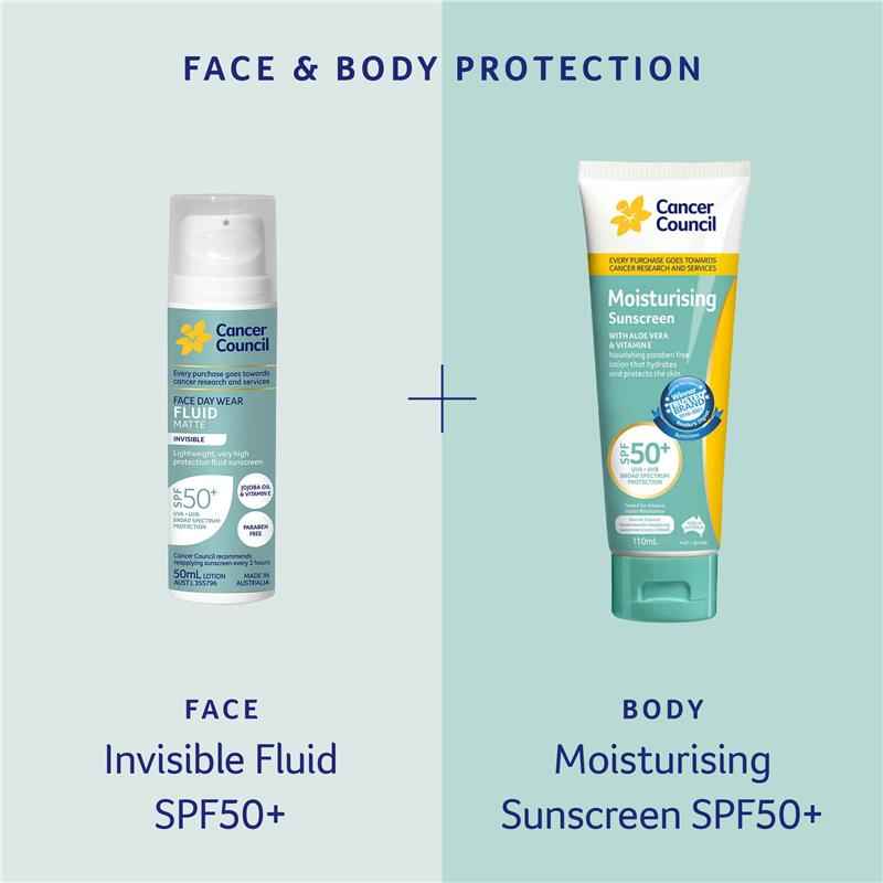 Cancer Council SPF 50+ Moisturising 200ml Pump
