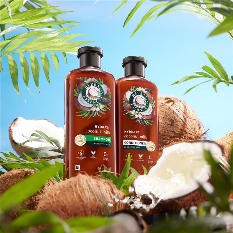 Herbal Essences Bio Renew Hydrate Coconut Milk Shampoo 400ml