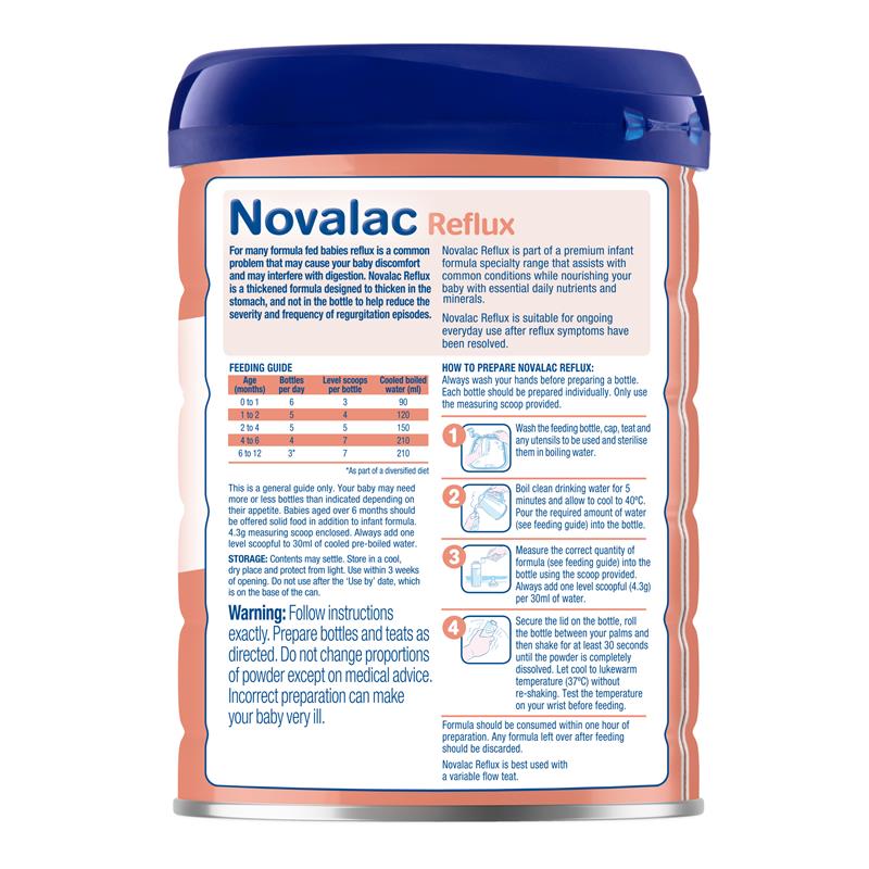 Novalac AR Reflux Formula 0-12 Months 800g