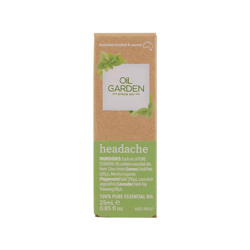 Oil Garden Natural Remedies Headache Oil 25ml