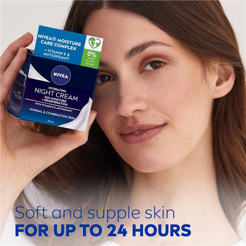 NIVEA Daily Essentials Hydrating Face Moisturiser Night 50ml