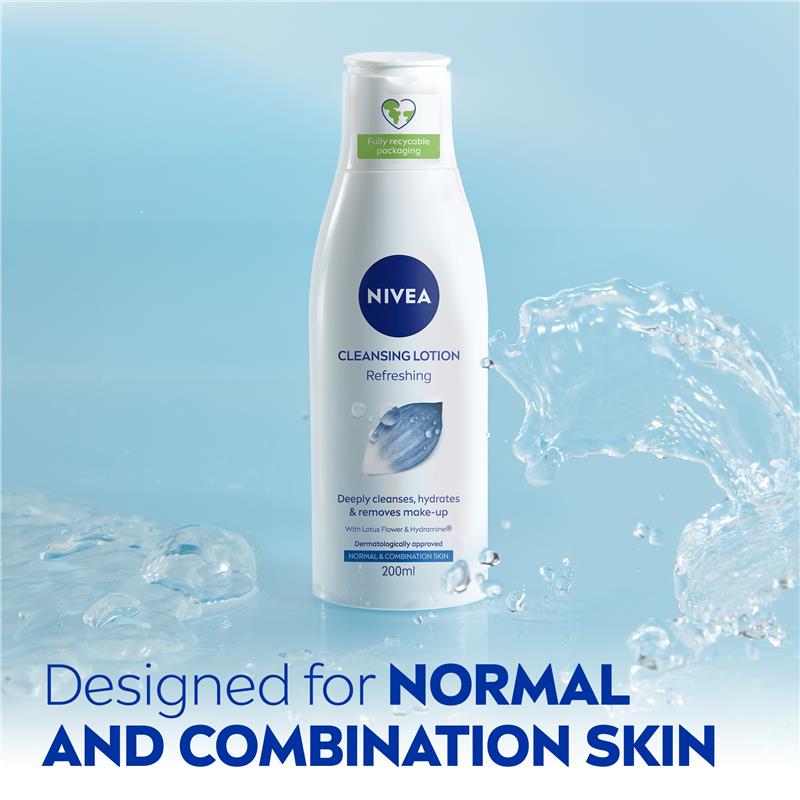 NIVEA Daily Essentials Refreshing Face Cleansing Lotion 200ml