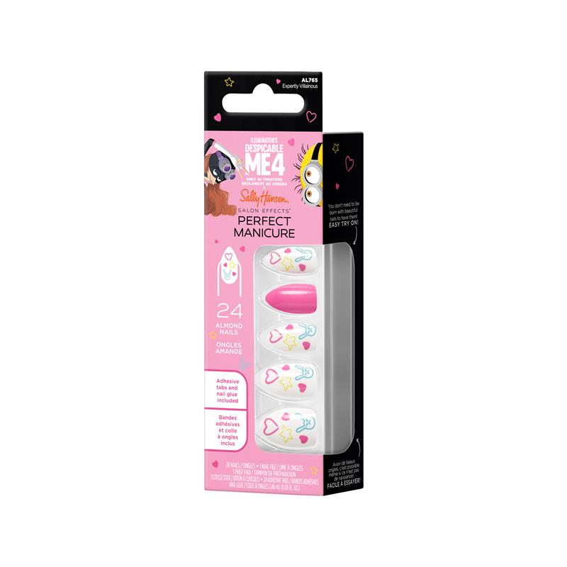 Sally Hansen Salon Effects Perfect Manicure 24 Press On Nails Expertly Villainous Limited Edition