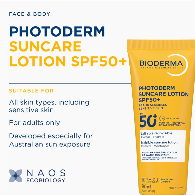 Bioderma Photoderm Suncare Lotion SPF50+ 200ml