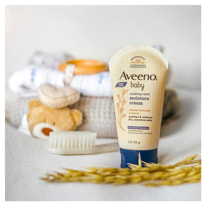 Aveeno Baby Soothing Relief Fragrance Free Moisture Cream 140g