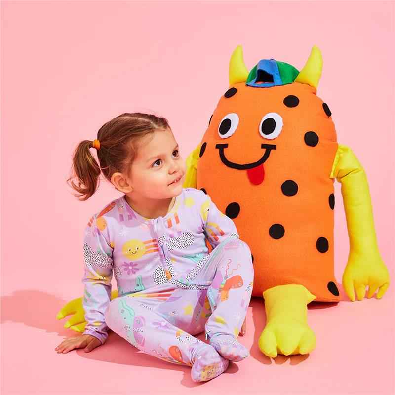 Bambi Mini Co. Wrigglesuit 12-18 Months (with Grippy Feet) Pastel Lilac