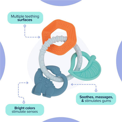 Nuby Chewy Charms Silicone Teether