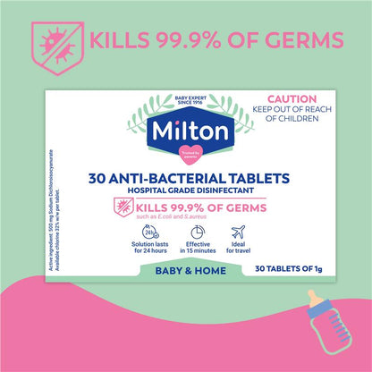 Milton Antibacterial 30 Tablets