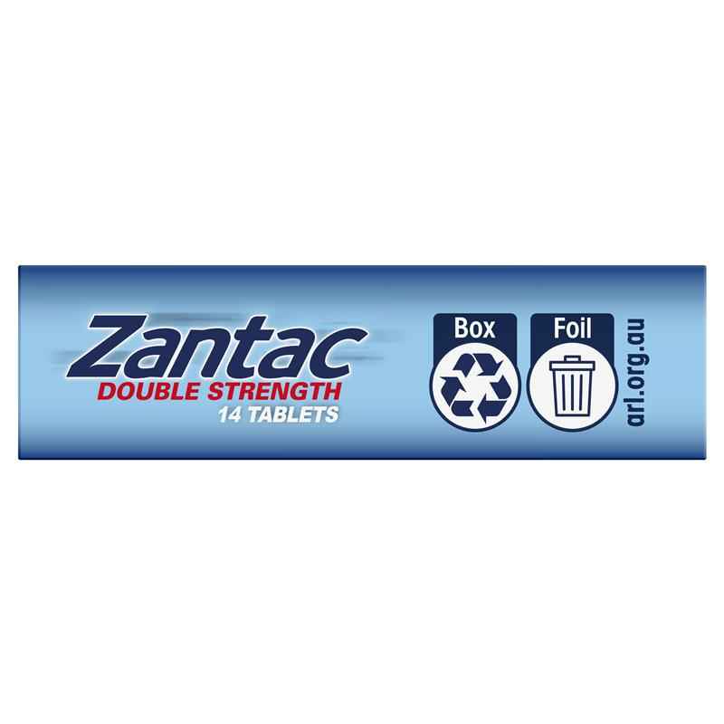 Zantac Double Strength 24 Hour 300mg  14 Tablets