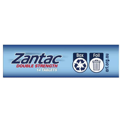 Zantac Double Strength 24 Hour 300mg  14 Tablets