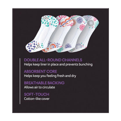 U by Kotex Designer Series Liners Protect 30 Pack