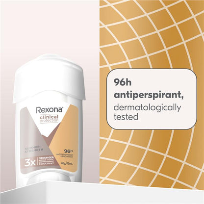 Rexona for Women Clinical Protection Antiperspirant Deodorant Summer Strength 45ml