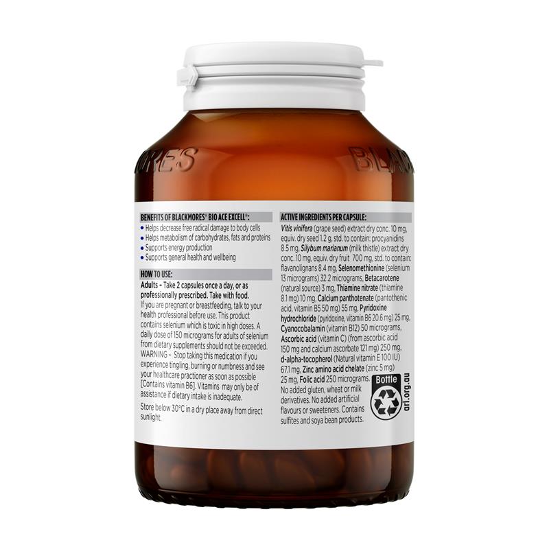 Blackmores Bio Ace Excell 150 Capsules - GimmeNow
