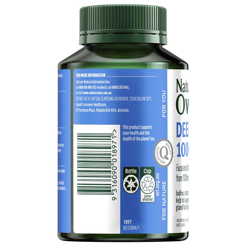 Nature's Own Kelp 1000mg 200 Tablets - GimmeNow