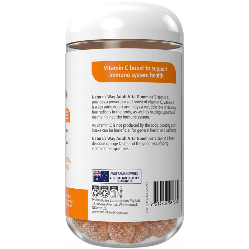 Nature's Way Adult Vita Gummies Vitamin C 200 Gummies Exclusive Size