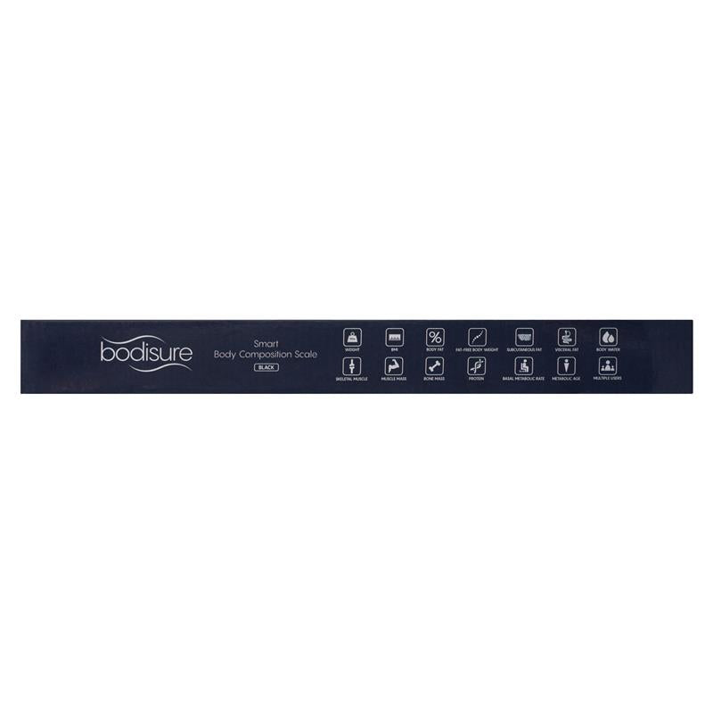 BodiSure Smart Body Bluetooth Composition Scale Black