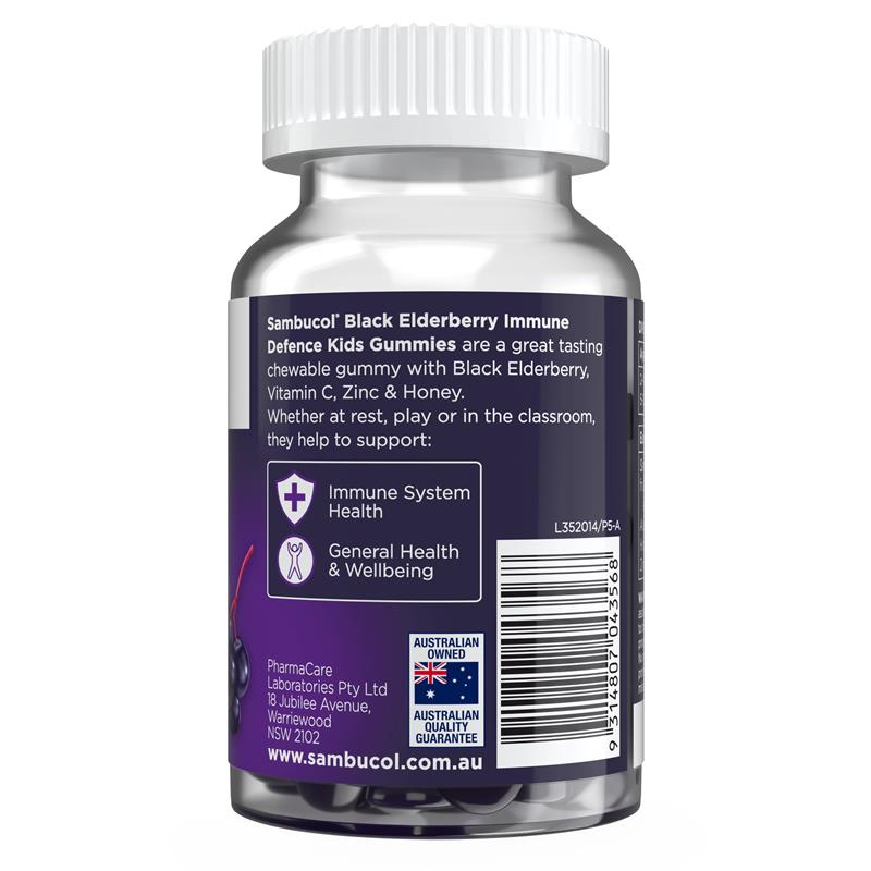 Sambucol Kids Immunity- Immune Defence 50 Gummies