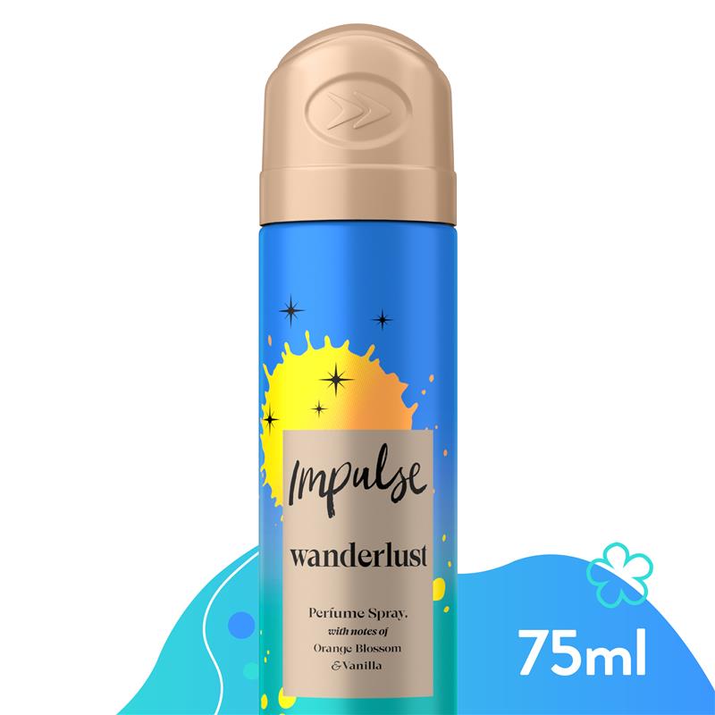 Impulse Body Spray Wanderlust 75ml