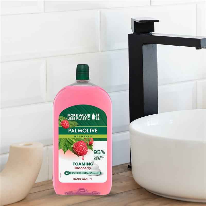 Palmolive Naturals Foaming Hand Wash Refill Raspberry 1L