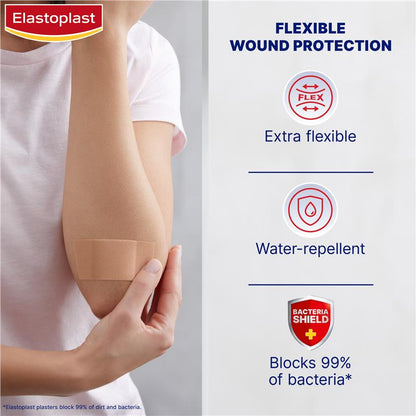 Elastoplast Flexible Fabric Dressing Length 6cmx10cm 10 Pack
