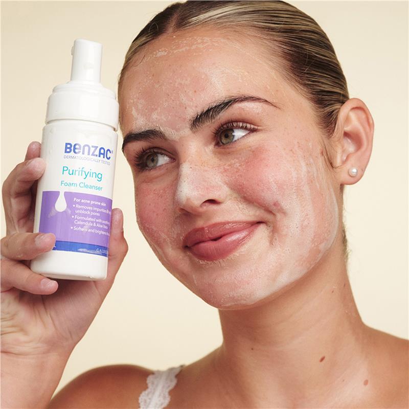 Benzac Purifying Foam Cleanser 130ml