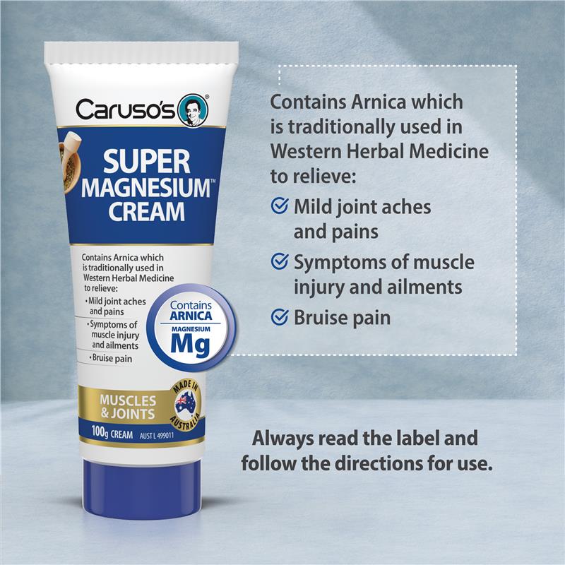 Carusos Super Magnesium Cream 100g