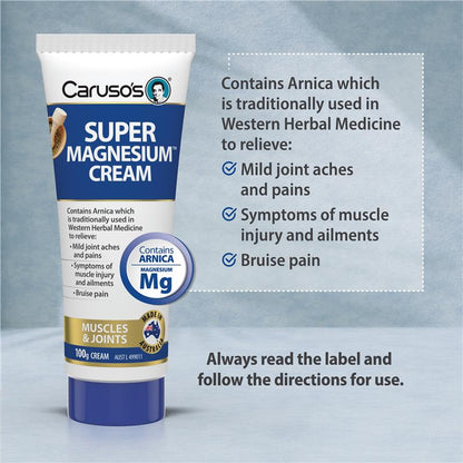 Carusos Super Magnesium Cream 100g