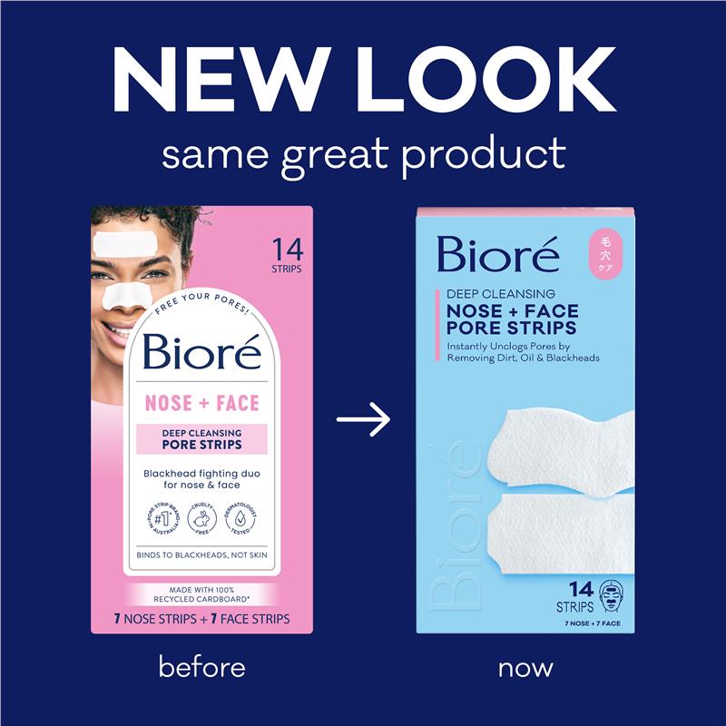 Biore Deep Cleansing Pore Strips 14 Combo