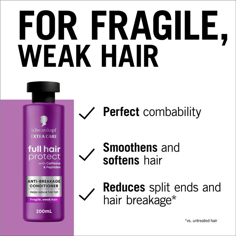 Schwarzkopf Extra Care Full Hair Protect Anti-Breakage Conditioner 200ml