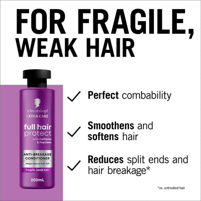 Schwarzkopf Extra Care Full Hair Protect Anti-Breakage Conditioner 200ml