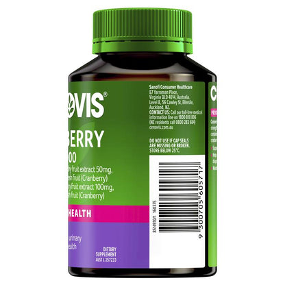 Cenovis Cranberry 30,000mg 90 Capsules Exclusive Size