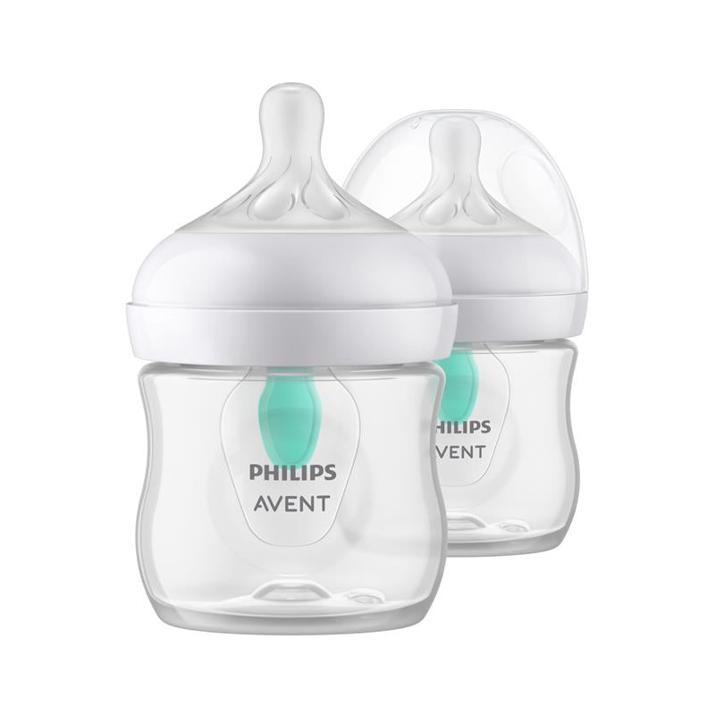 Avent Natural Response Feeding Bottles with AirFree Vent 125ml 2 Pack
